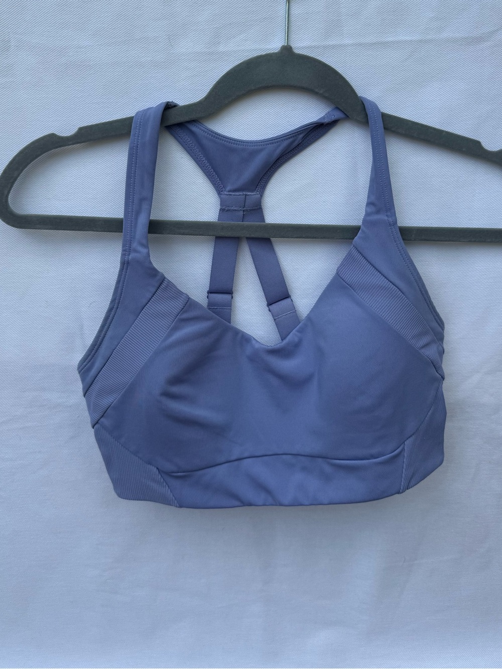 Avia Periwinkle Strappy Racerback Sports Bra